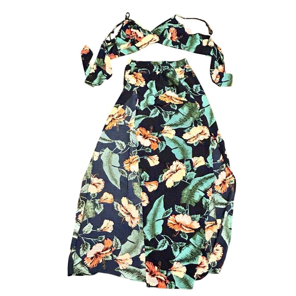 Blue/Green‎ Floral Set (A2)